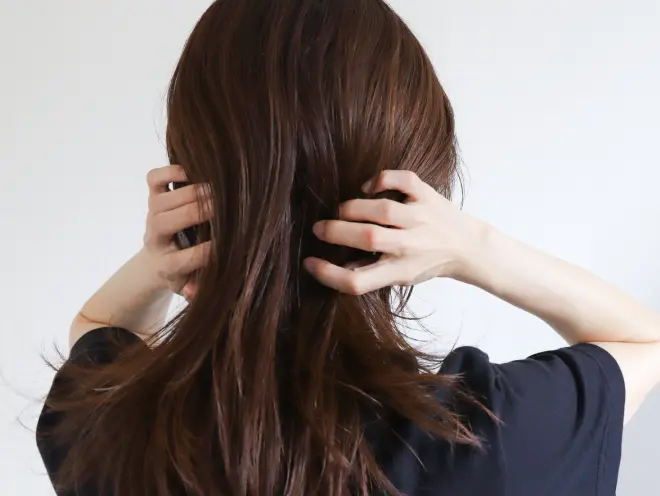 根本はまっすぐ、毛先は動きを出したい